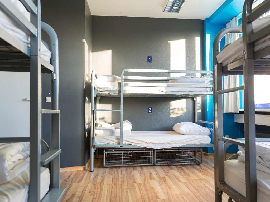 colege dorm room bunk beds