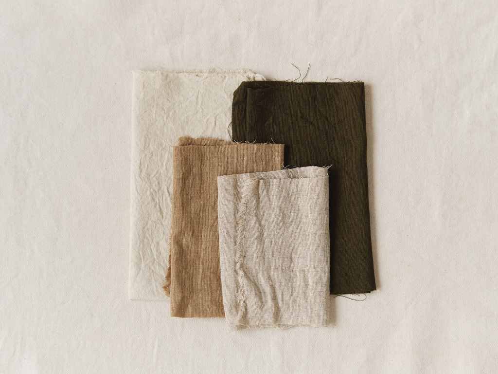 aesthetic linen on bed