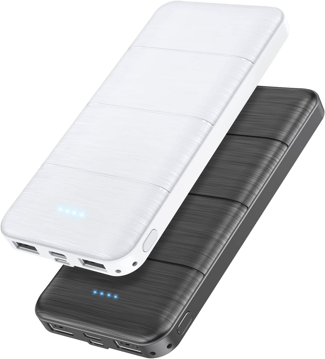 portable power bank black and white