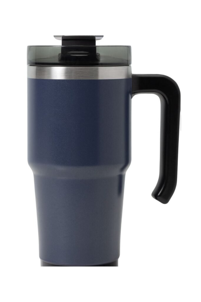 dark blue tumbler mug