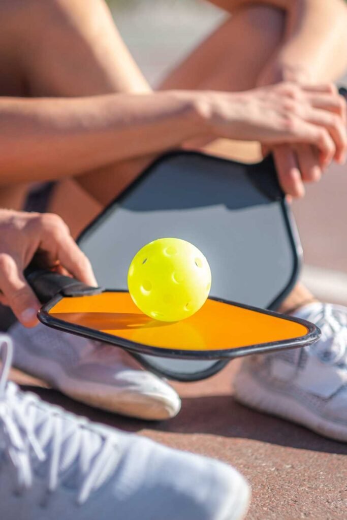 person with a pickleball