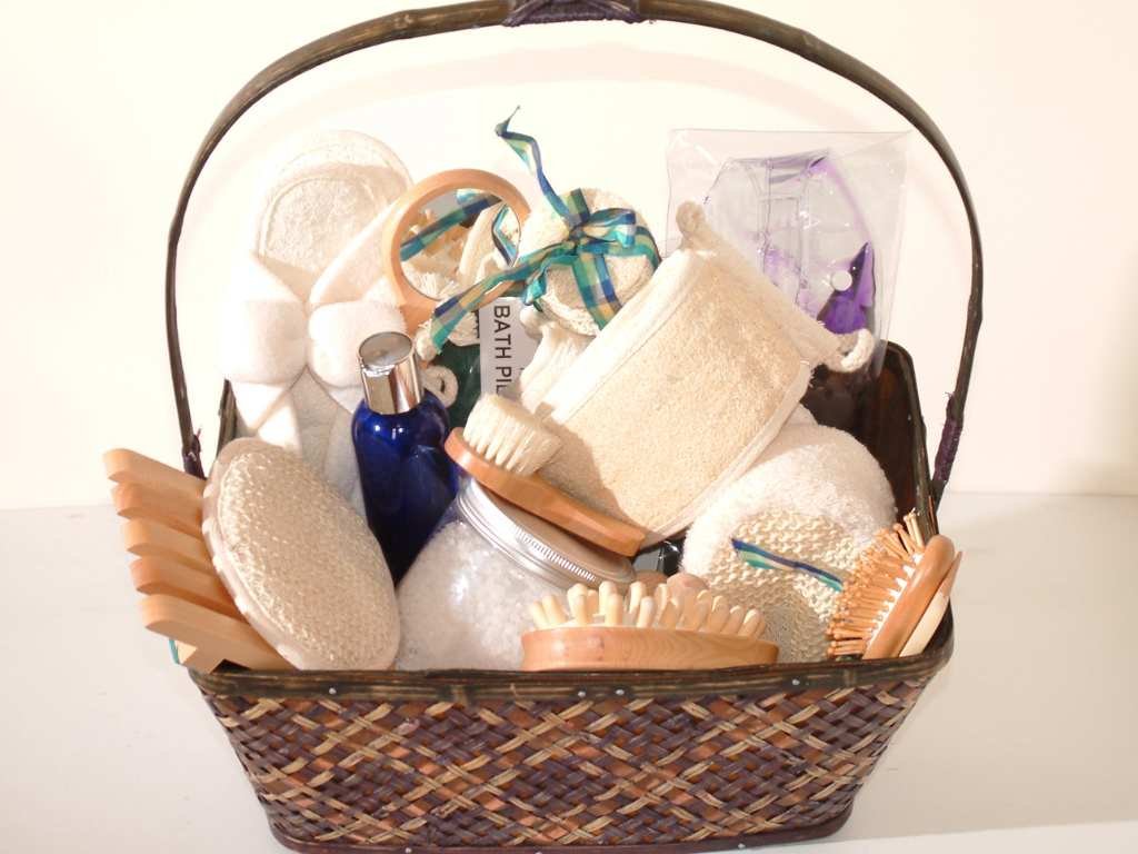 spa gift basket for college students