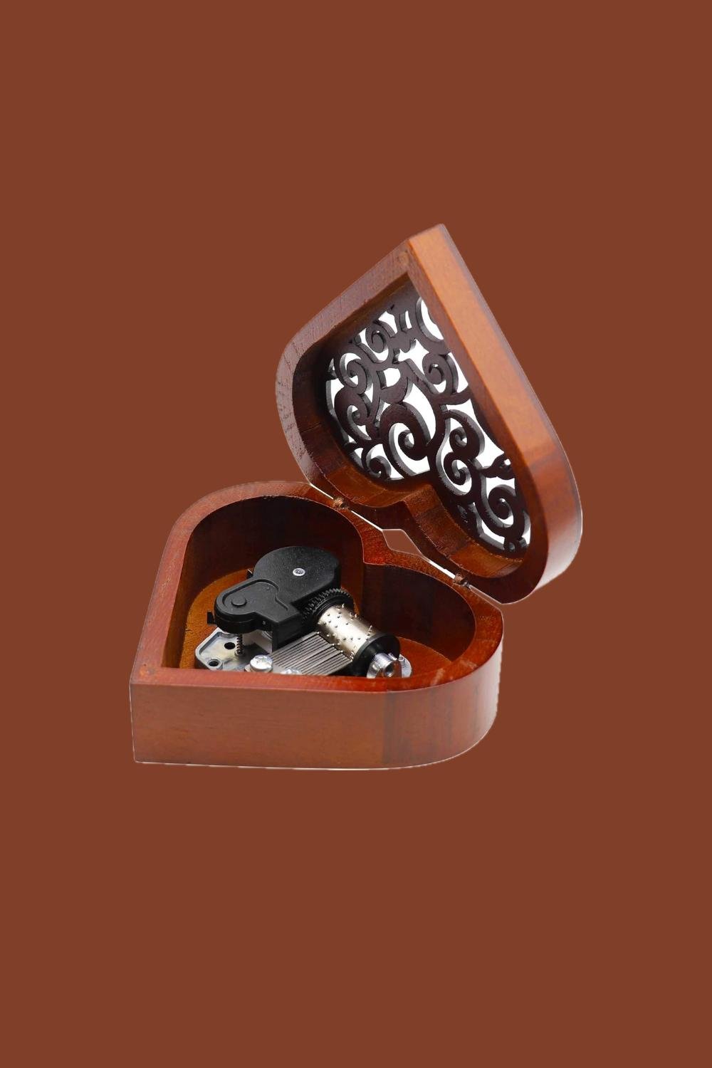 heart-shaped music box