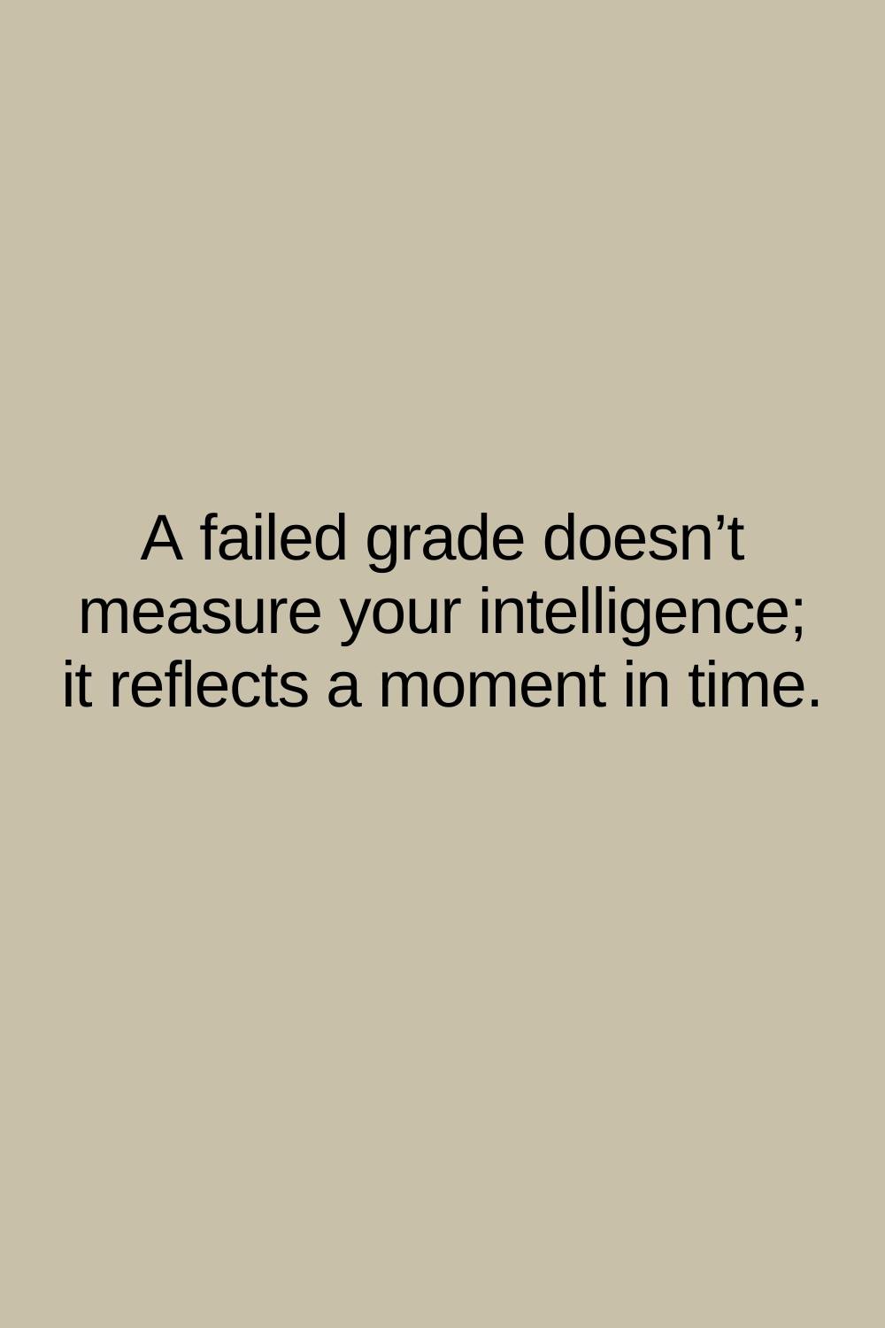 student failure quotes