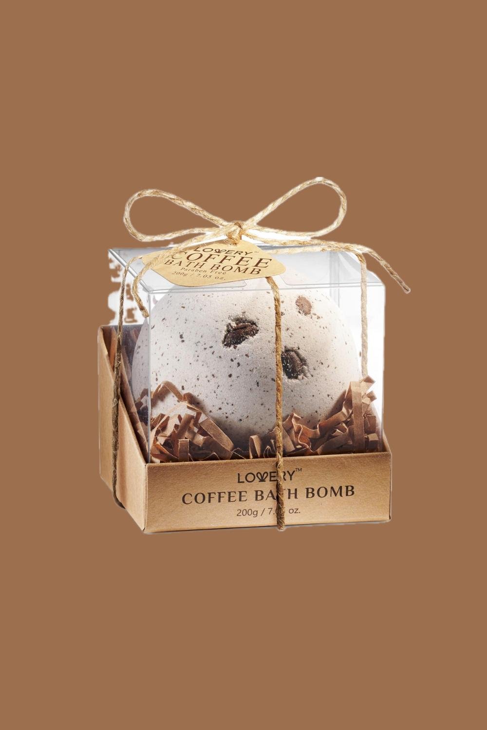 a coffee bath bomb 