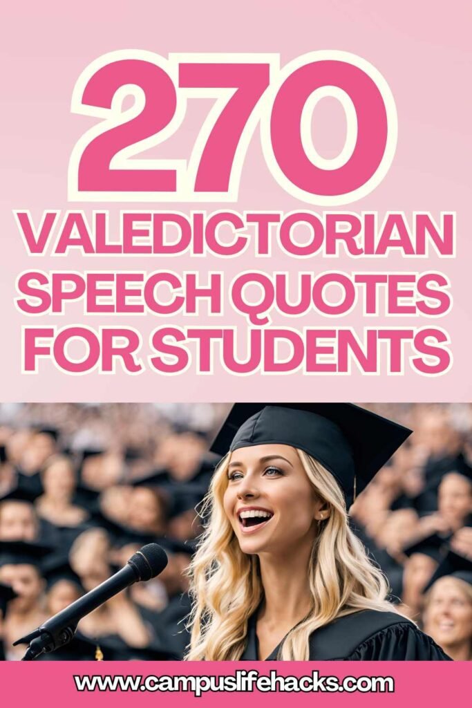 valedictorian speech quotes