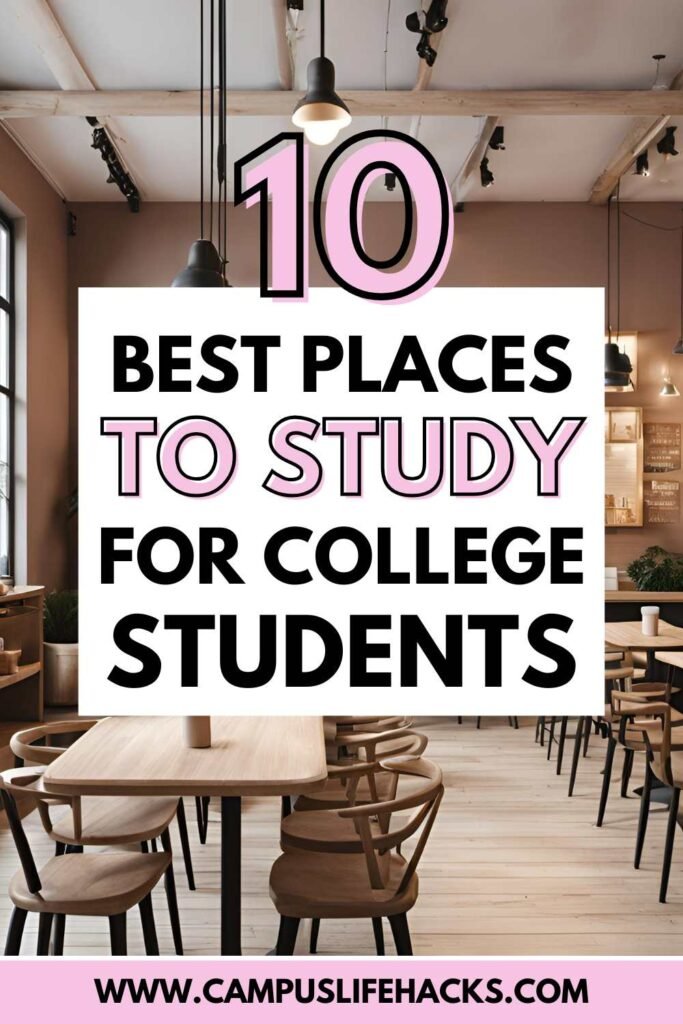 best places to study for college students